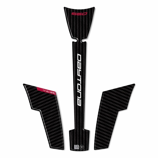 Pegatinas protectoras de depósito 3D compatibles con Triumph Daytona 660 2024