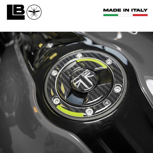 Autocollant 3D Bouchon de réservoir moto compatible avec Triumph Daytona 660 2024