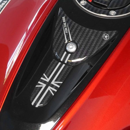 Selbstklebender 3D Tankdeckelschutz passend für Triumph Daytona 660 2024