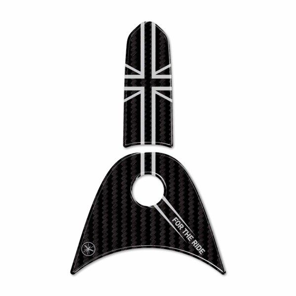 Adhesive 3D Tank Top Protection compatible with Triumph Daytona 660 2024