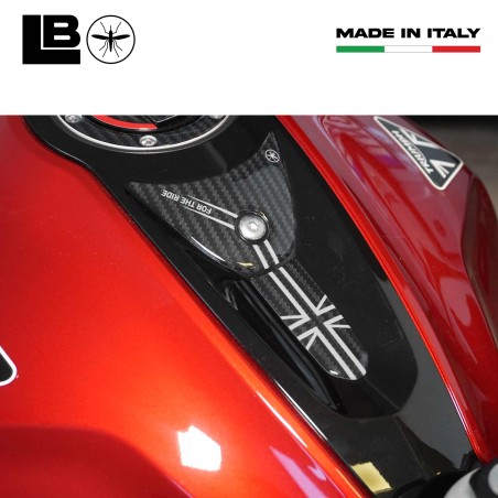 Protección adhesiva 3D para la parte superior del depósito compatible con Triumph Daytona 660 2024