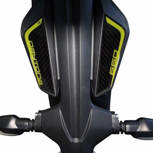 3D Resin Stickers Protecteurs de queue de moto compatibles avec Triumph Daytona 660 2024