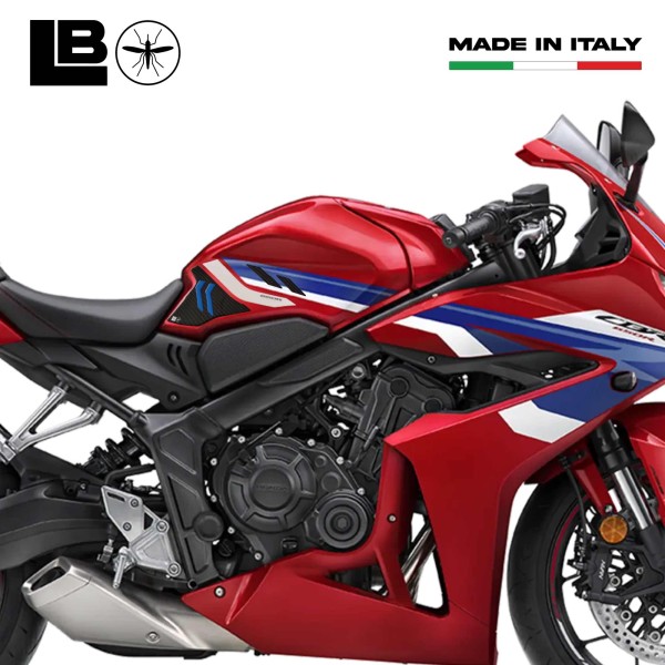 3D-Aufkleber kompatibel mit Honda CBR 650 R 2024 Tank-Seitenprotektoren