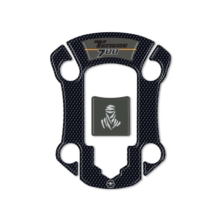 3D Klebe-Tankdeckelschutz kompatibel mit Yamaha Tenere 700 2023