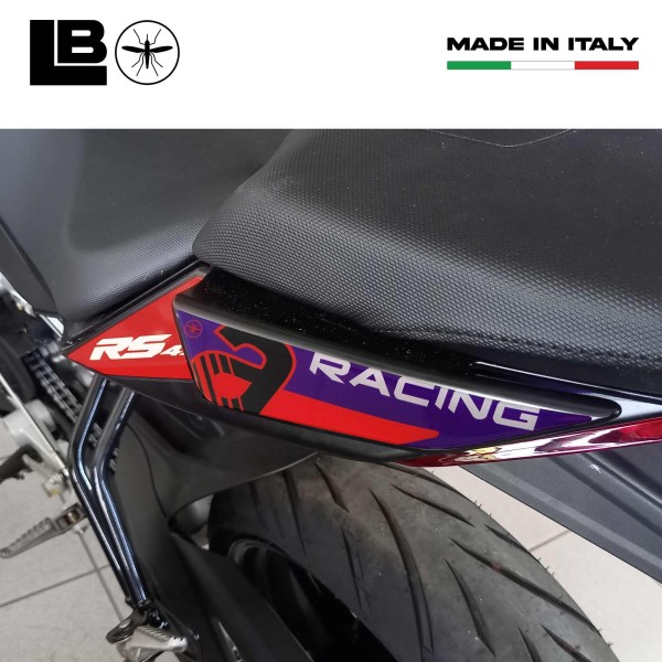 Pegatinas Gel 3D protectores Mangos moto compatible con Aprilia RS 457 2024-2025