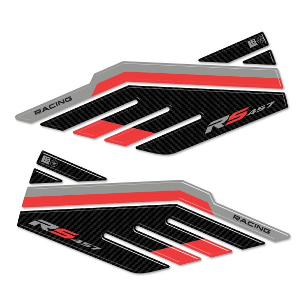 Stickers 3D Tank Side Protectors compatible avec Aprilia RS 457 2024-25