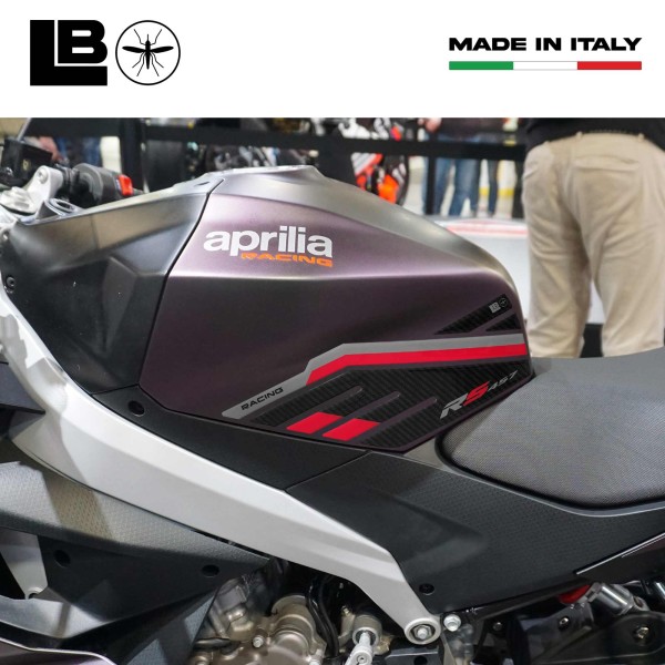 Stickers 3D Tank Side Protectors compatible avec Aprilia RS 457 2024-25