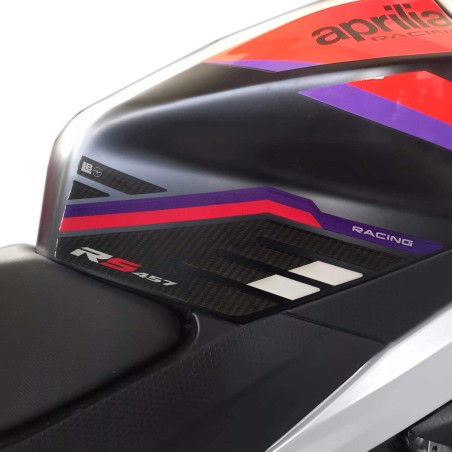 Stickers 3D Tank Side Protectors compatible with Aprilia RS 457 2024-25