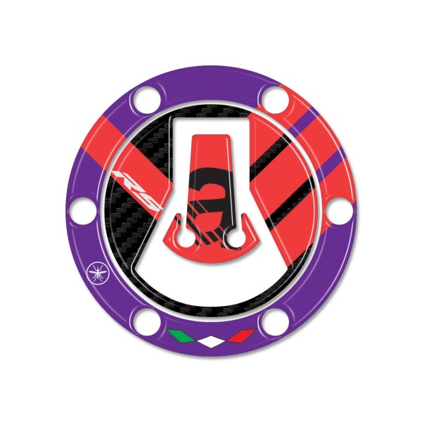 Sticker 3D Tank cap protection motorbike compatible with Aprilia RS 457 2024