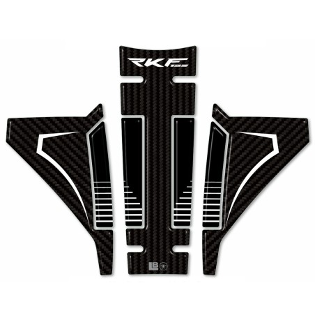 Adhesive resin 3D motorbike tank protector compatible with Keeway RKF 125 2018-2025