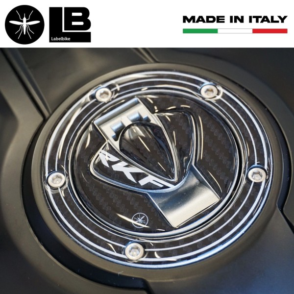 Selbstklebender 3D-Tankdeckelschutz kompatibel mit Keeway RKF 125 2018-2025