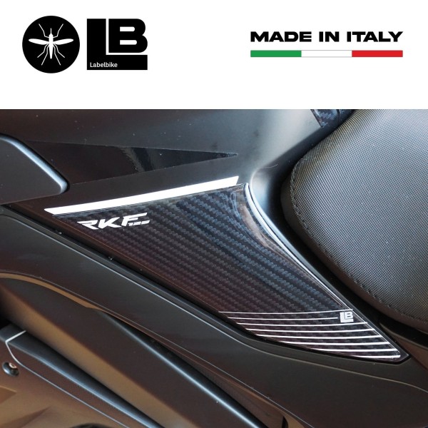 Stickers 3D Protections latérales de réservoir moto compatibles avec Keeway RKF 125