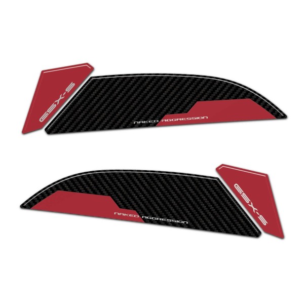 Tank Side Protectors 3D Stickers compatible with Suzuki GSX-S 1000 2024