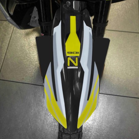 Autocollant de protection pour garde-boue de moto compatible avec Husqvarna Norden 901 2024