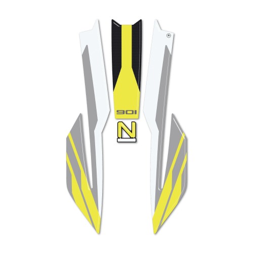 Adhesivo protector guardabarros alto moto compatible con Husqvarna Norden 901 2024 2