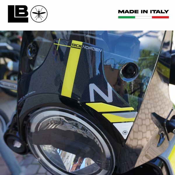 Kit d'autocollants 3D Protecteurs moto compatibles avec Husqvarna Norden 901 2024-25