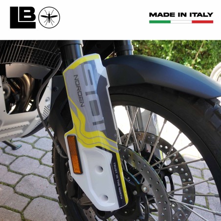 Kit d'autocollants 3D Protecteurs moto compatibles avec Husqvarna Norden 901 2024-25