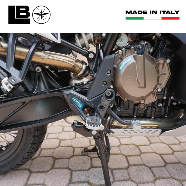 Kit de adhesivos 3D compatibles con los protectores de moto Husqvarna Norden 901 2023