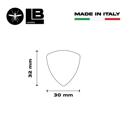2 3D RESIN ADHESIVES DUCATI Corse for MOTO-SCOOTER-CASCO 30 mm 2