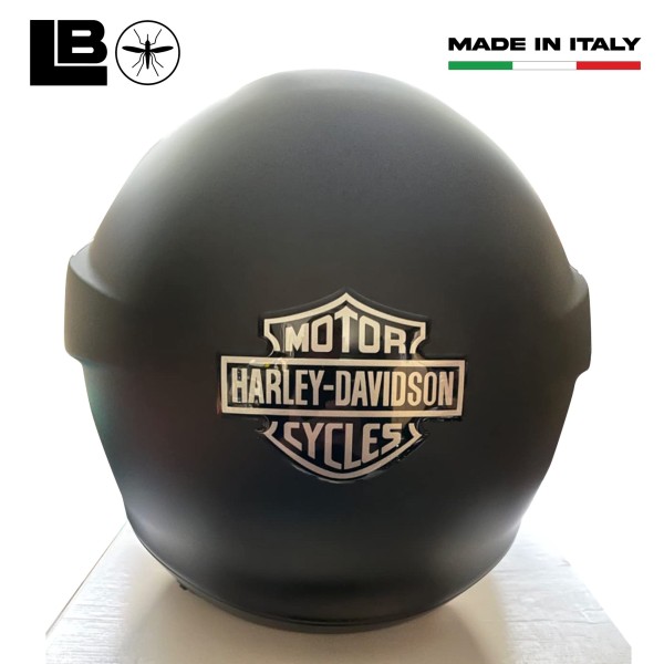 ADHESIVO 3D STEM LOGO Tanque compatible MOTO HARLEY DAVIDSON 95x70 Plata