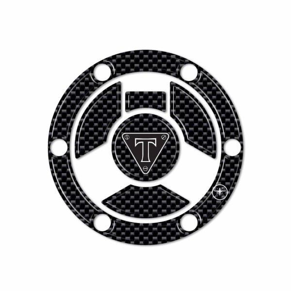 Autocollants de protection contre les rayures pour bouchon de réservoir 3d Gel pour 2016-25 Triumph Motorcycles