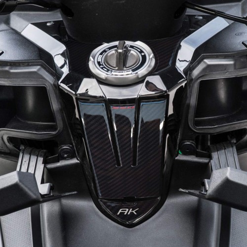 Pegatinas Resina 3D Zona Encendido Compatible Scooter Kymco Ak 550 2017-2022