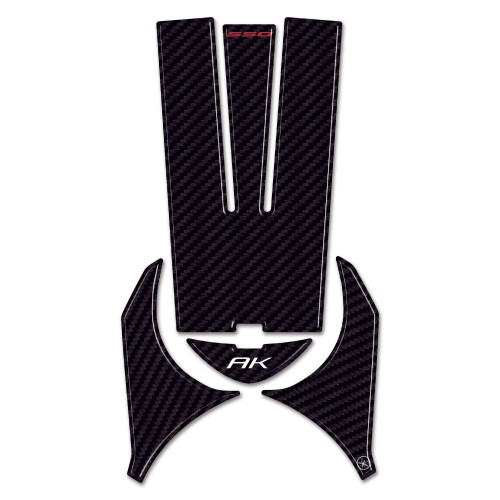 3D Resin Stickers Zone d'Allumage Compatible Scooter Kymco Ak 550 2017-2022 2