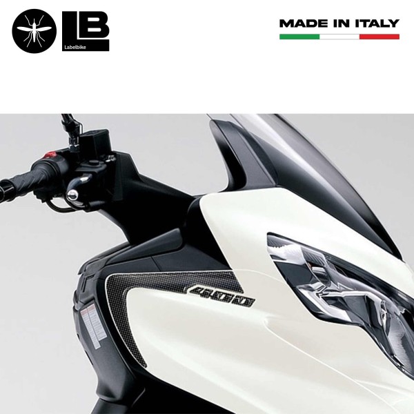 2 ADHESIVES DE PROTECTION 3D GEL compatibles pour SUZUKI BURGMAN 400 DE 2006-2016