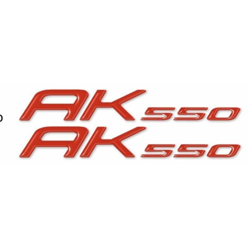 2 RESIN 3D WRITE AK 550 ADHESIVES/STICKERS for KIMCO AK550 SCOOTER new