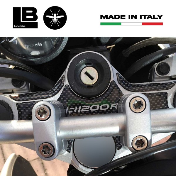 Plaque de protection de fourche en gel 3D compatible avec les motos BMW R1200R jusqu'à 2015