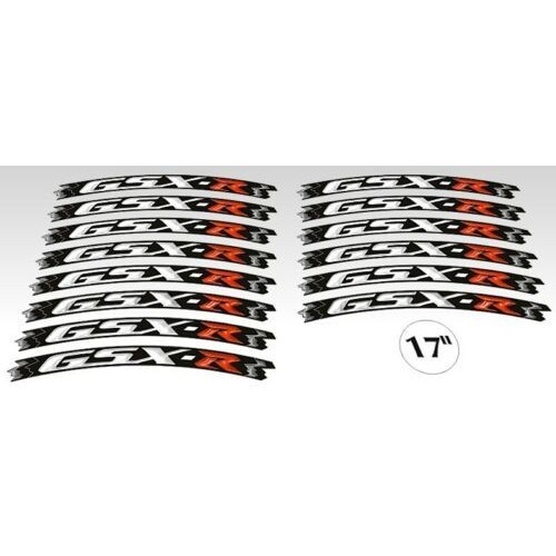 ADHESIVE STRIP KIT compatible for SUZUKI GSX-R RIMS - FLUO YELLOW 2