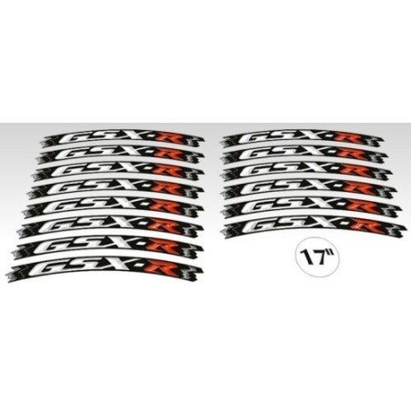 Kit de bandes adhésives compatibles avec les jantes SUZUKI GSX-R - FLUO JAUNE
