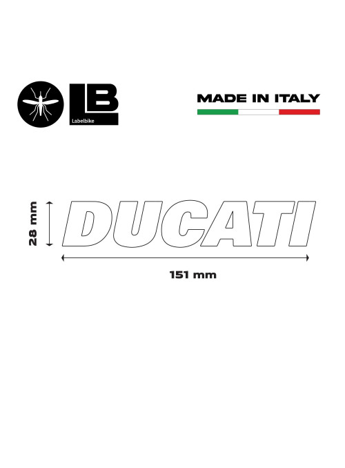                                             Κιτ 2 ADHESIVES για MOTORCYCLE TANK Γραπτό DUCATI CARBON STICKERS Racing
                                          