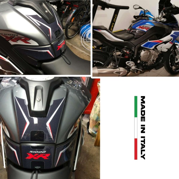 KIT S1000 XR 3D ADHESIVOS PROTECTORES DE DEPÓSITO compatible para MOTO BMW S1000XR