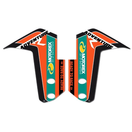 Protections latérales 3D ADHESIVES Garde-boue compatible pour KTM 1090 ADVENTURE R 2