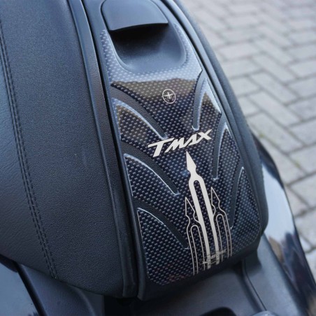 ADHESIF DE PORTE DE RÉSERVOIR TMAX compatible avec le SCOOTER YAMAHA T MAX 2001-2007