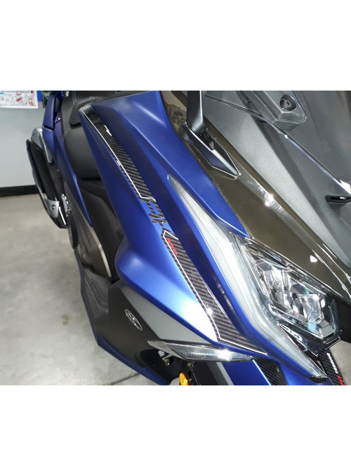 Kymco Ak 550 2017-2022 Kymco Ak 550 Scooter Compatible Bandas Delanteras 3d Sticker Kit 2