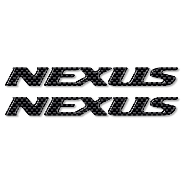 2 RESIN 3D WRITE NEXUS ADHESIVES-STICKERS compatible for GILERA SCOOTERS