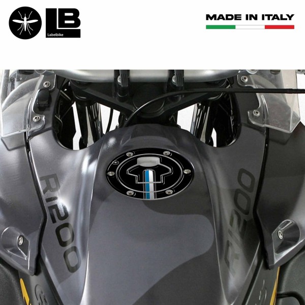 FILLER CAP PROTECTION ADHESIVE 3D BLACK gel kompatibel BMW Motorräder bis 2006
