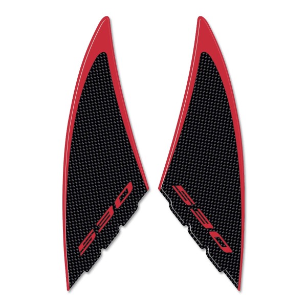 2 αυτοκόλλητα 3D τζελ 3D συμβατά για σκούτερ YAMAHA Tmax 530 carbon ergal