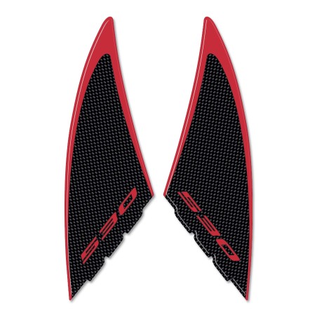 2 3D Gel Aufkleber 3D kompatibel für Roller YAMAHA Tmax 530 Carbon ergal
