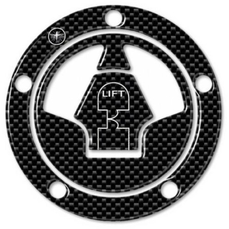 3D CARBON RESIN ADHESIVE FILLER CAP PROTECTION compatible KAWASAKI MOTO