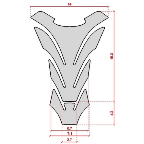                                             3D ΜΠΛΕ 3D Προστασία δοχείου αερίου GEL συμβατή για μοτοσικλέτα GSXR GSX-R MOTORBIKE
                                          