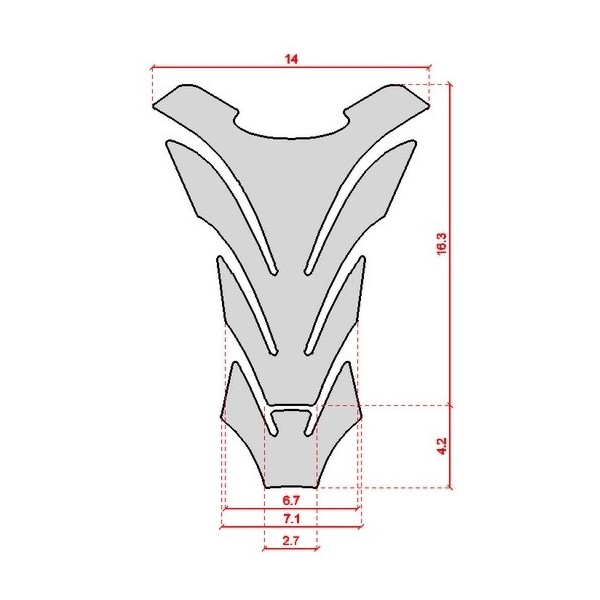 3D ΜΠΛΕ 3D Προστασία δοχείου αερίου GEL συμβατή για μοτοσικλέτα GSXR GSX-R MOTORBIKE