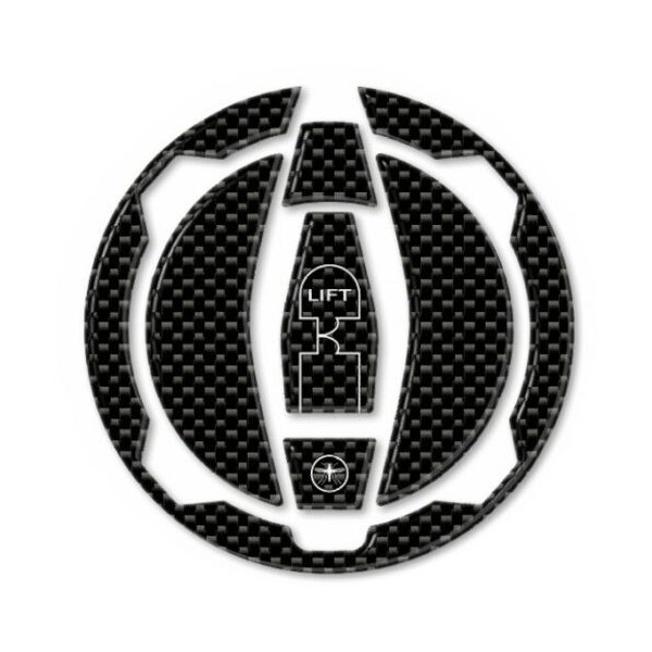ADHESIVE 3D FILLER CAP PROTECTION compatible MOTORCYCLE KAWASAKI 2017-2023