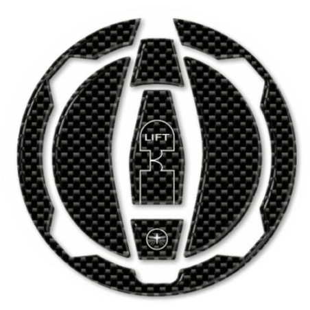 ADHESIVE 3D FILLER CAP PROTECTION compatible MOTORCYCLE KAWASAKI 2017-2023