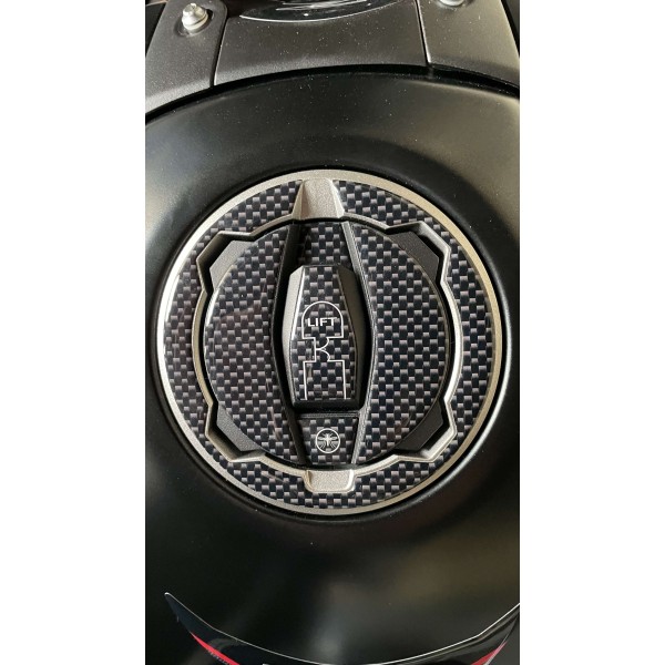 ADHESIVE 3D FILLER CAP PROTECTION compatible MOTORCYCLE KAWASAKI 2017-2023