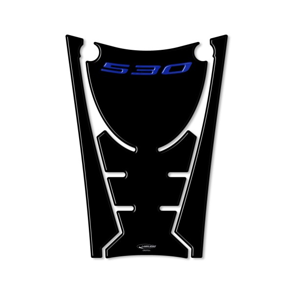 3D resined front footrest sticker compatible with Yamaha Tmax 530 2017-2019