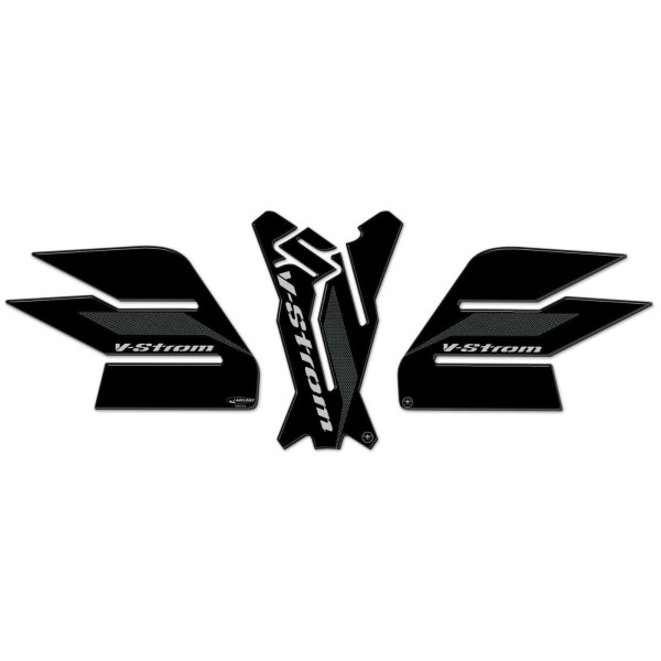 KIT 3 αυτοκόλλητα προστασίας φιάλης συμβατά με SUZUKI V-STROM 650 17-25 MOTO