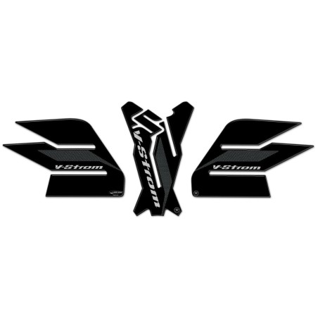 KIT 3 αυτοκόλλητα προστασίας φιάλης συμβατά με SUZUKI V-STROM 650 17-25 MOTO